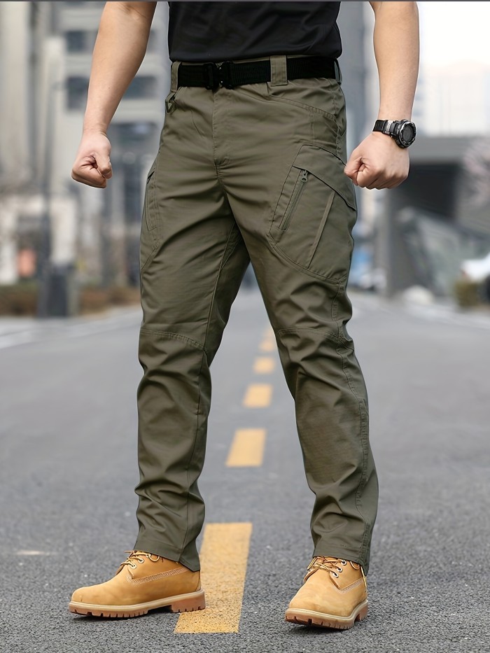 Men's Tactical Pants - Slim Fit, Combat-Ready, Durable for Outdoor Training & Military Fans (Army Style)