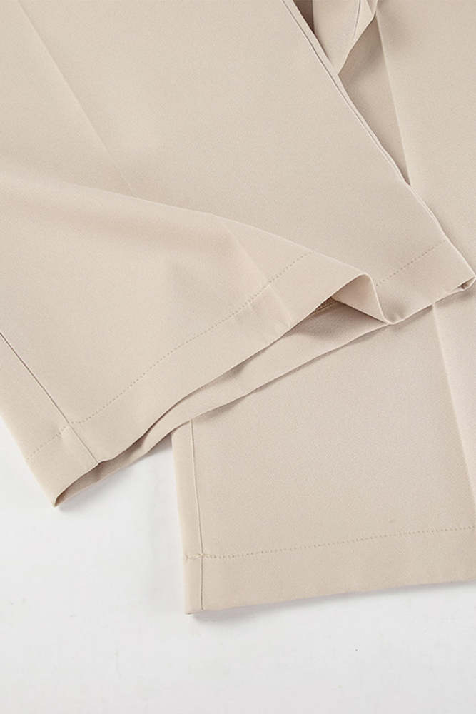 Casual Street Solid Color Pocket Buttons Irregular Zipper Halter Sleeveless Two Pieces main image 0