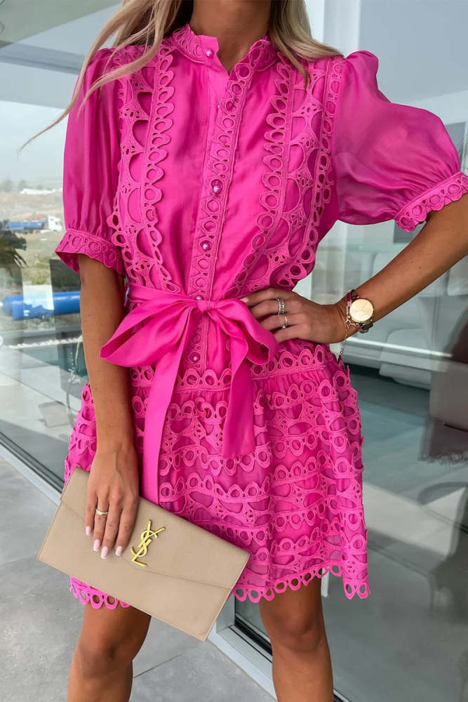 Sexy Solid Frenulum Off the Shoulder Princess Dresses main image 1