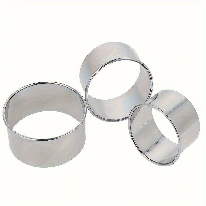 3pcs\u002Fset Stainless Steel Dumpling Mold - Perfect for Making Delicious Dumplings, Cakes, Cookies, and Pastries - Ideal Kitchen Gadget for Home and Restaurant Use