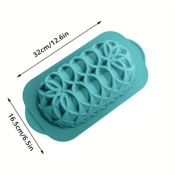 1pc Lotus Shaped Cake Mold 1pc, Lotus Shaped Cake Pan, Silicone Baking Cake Mold, Baking Pan, Oven Accessories, Baking Tools, Kitchen Gadgets, Kitchen Accessories