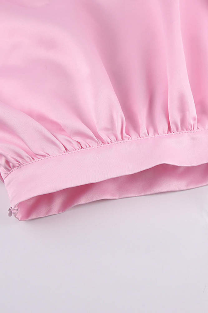 Elegant Solid Patchwork High Waist Type A Solid Color Bottoms(3 Colors)