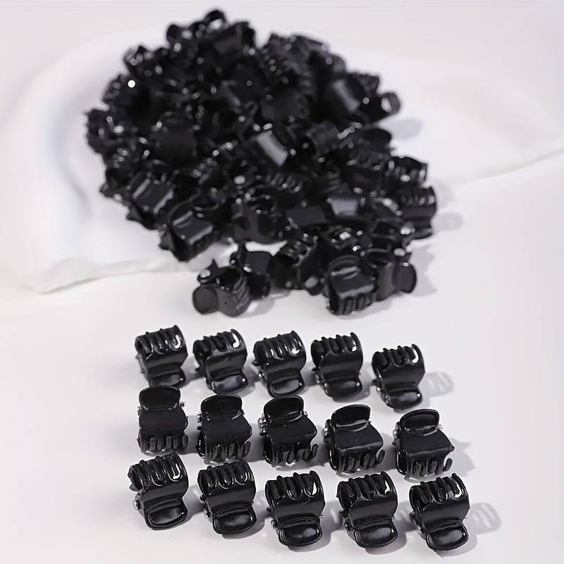 20\u002F50\u002F100Pcs Mini Black Hair Clip Anti-Slip Strong Shark Claw Braid Hair Clip Simple Style Women Hair Accessories