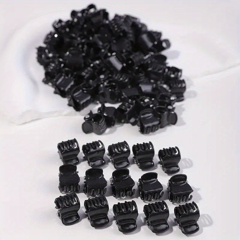 20\u002F50\u002F100Pcs Mini Black Hair Clip Anti-Slip Strong Shark Claw Braid Hair Clip Simple Style Women Hair Accessories