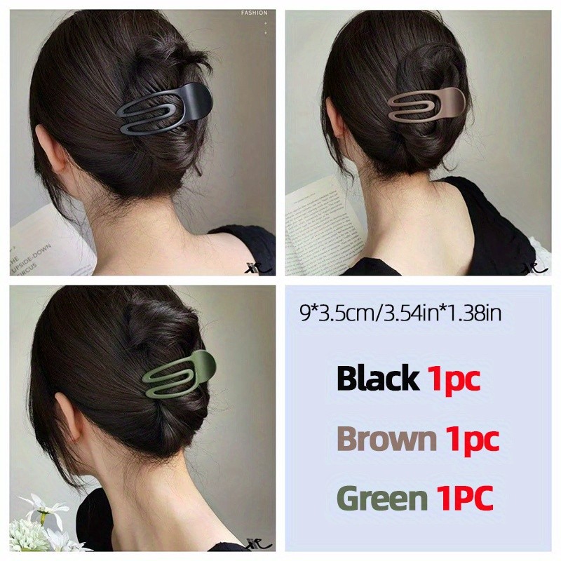 3pcs Women'S Hairpin Set - Elegant Large Cloud Hairpin, Versatile Hair Accessories for Styling, Face Washing, Makeup - Ideal for Daily Wear, Office, Party, Suitable for Ages 14 and Up