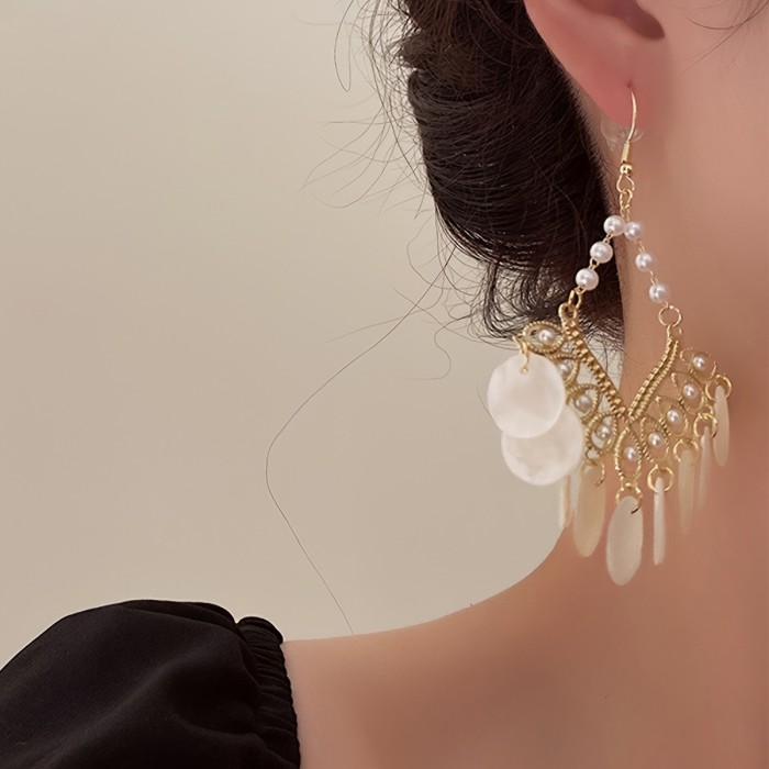 Versatile Bohemian Shell Earrings for Women - Everyday, Holiday, Stylish and Unique