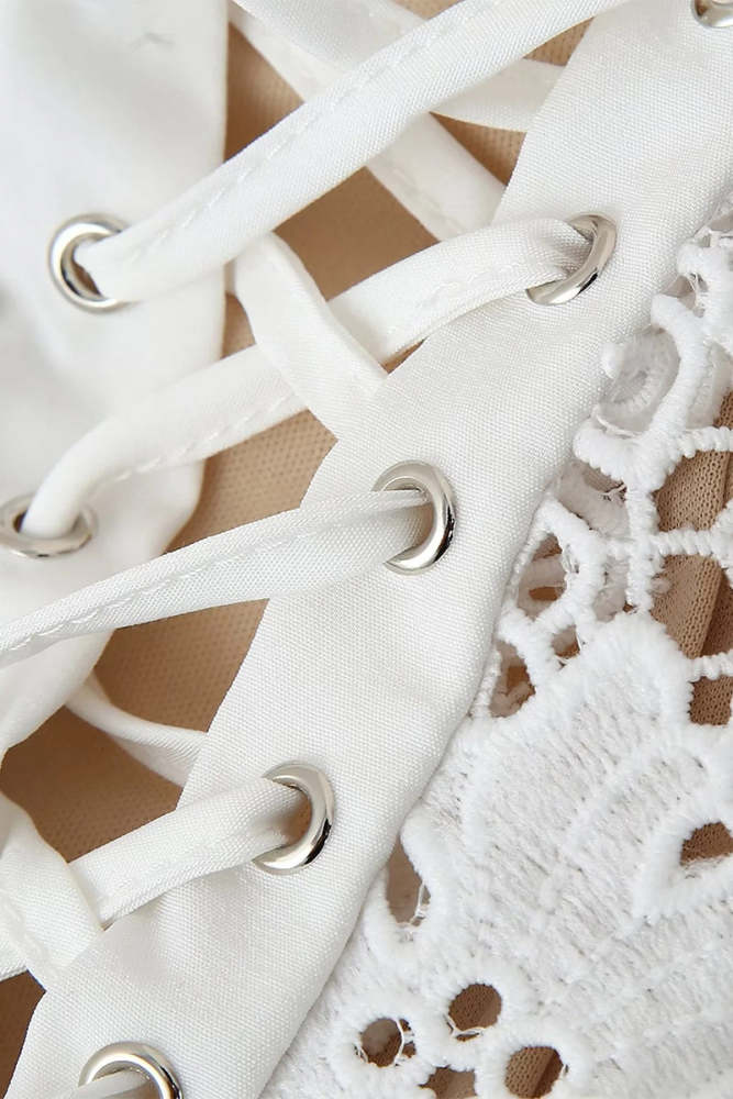 Sexy Lace Strap Design V Neck Long Dresses