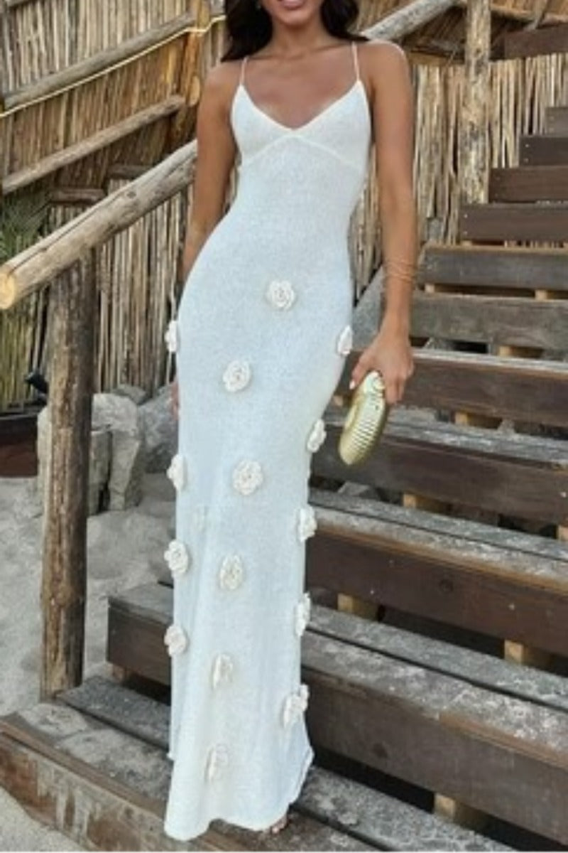 Sexy Strapless Beach Summer Dress