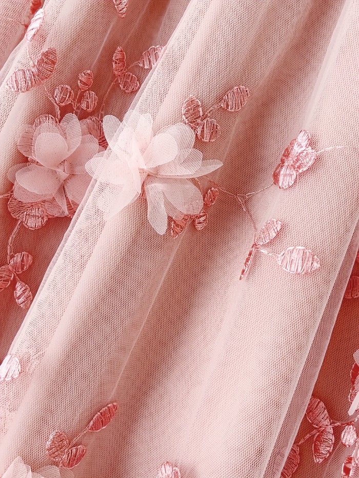 Print Sheer Mesh  Floral Print Pattern Casual Formal Skirt