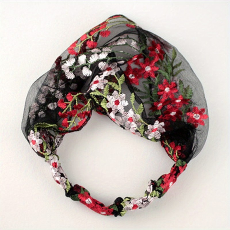 Lace Headbands for Women Elastic Bohemian Vintage Head Wrap Hair Band Headpieces Accessories for s