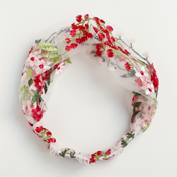 Lace Headbands for Women Elastic Bohemian Vintage Head Wrap Hair Band Headpieces Accessories for s