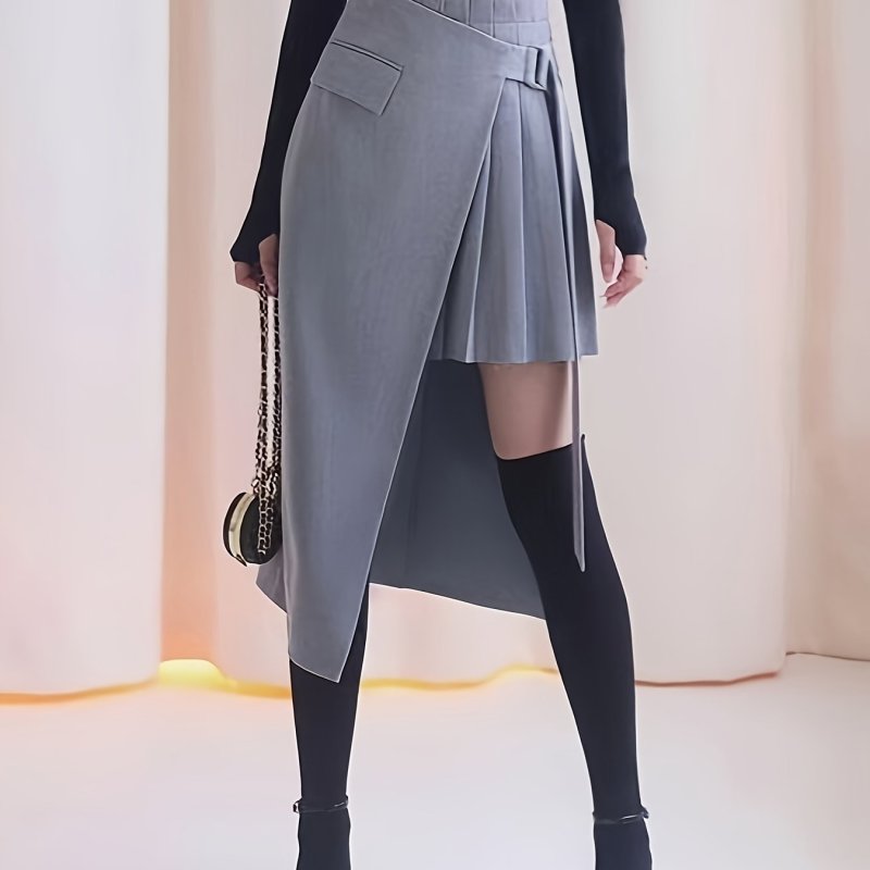 Chic Asymmetrica Elegant Skirt for Women