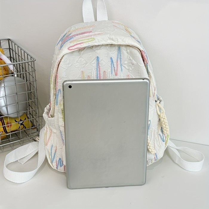 Women's Fashionable Backpack 1pc Nylon, Bag for Students, Suitable for Teen s and College Women, Perfect for Back to,, High, Outdoors, Travel, Excursions