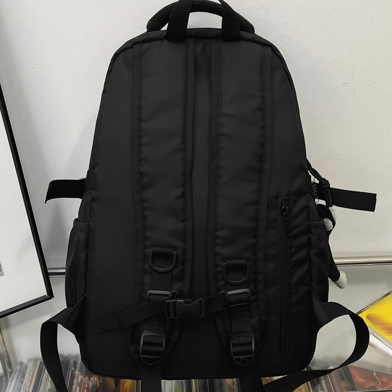 Solid Color Women's Functional Backpack