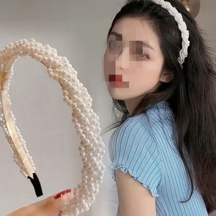 1 Vintage Pearl Headband