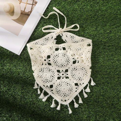 1pc Women'S Bohemian Tassel Braided Headscarf - Hawaiian-Inspired Elegant Hair Accessory with Fringe Details, Breathable & Lightweight for Beach Vacations, Birthdays & Gifts, Vacation Headwear, Boho Chic Style, Intricate Craftsmanship