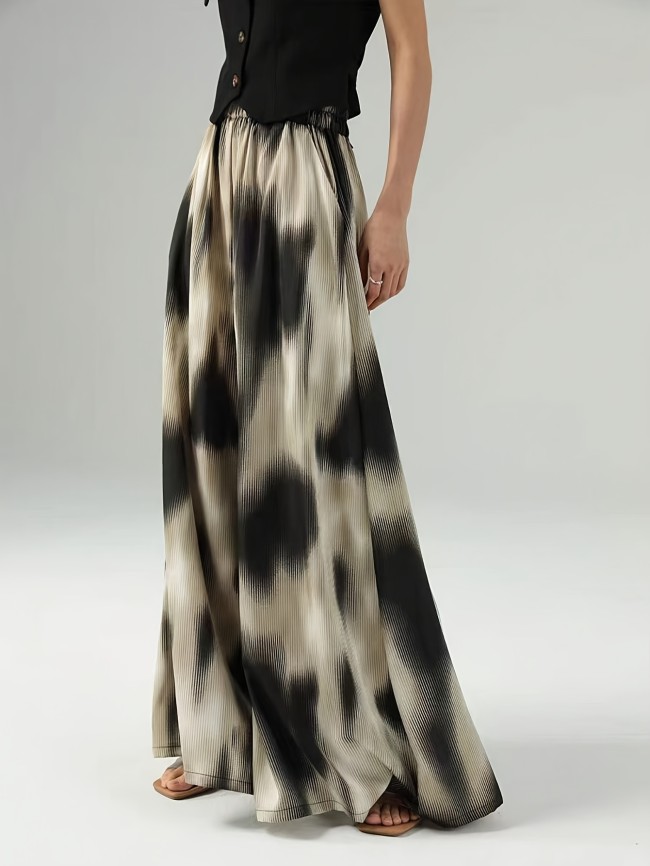 Women'S Loose Fit Tie-Dye Straight-Leg Pants