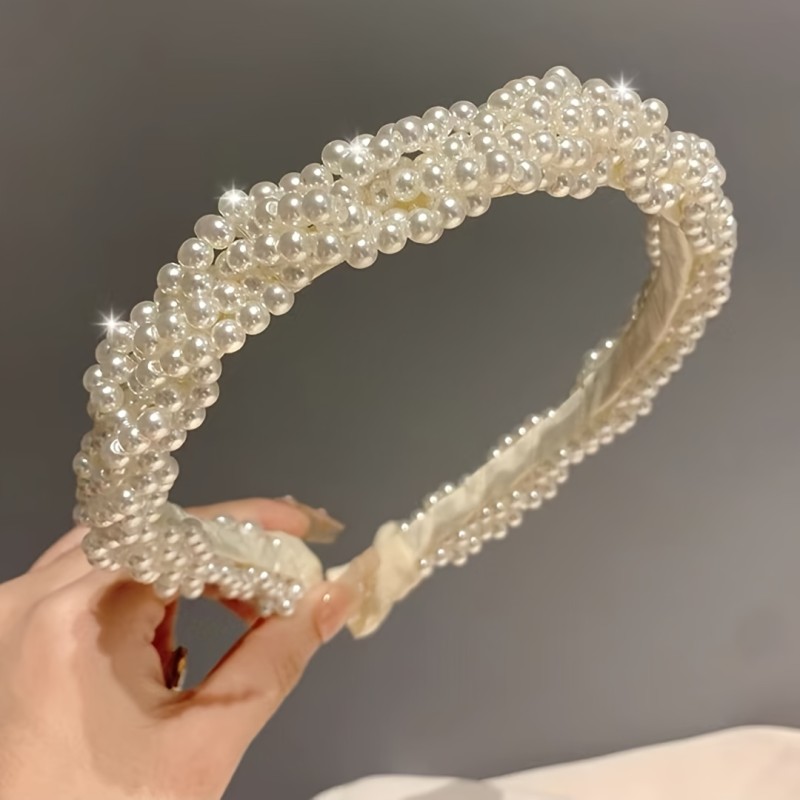 1 Vintage Pearl Headband