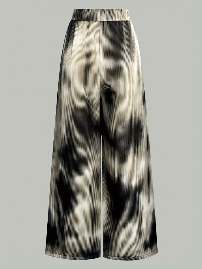 Women'S Loose Fit Tie-Dye Straight-Leg Pants