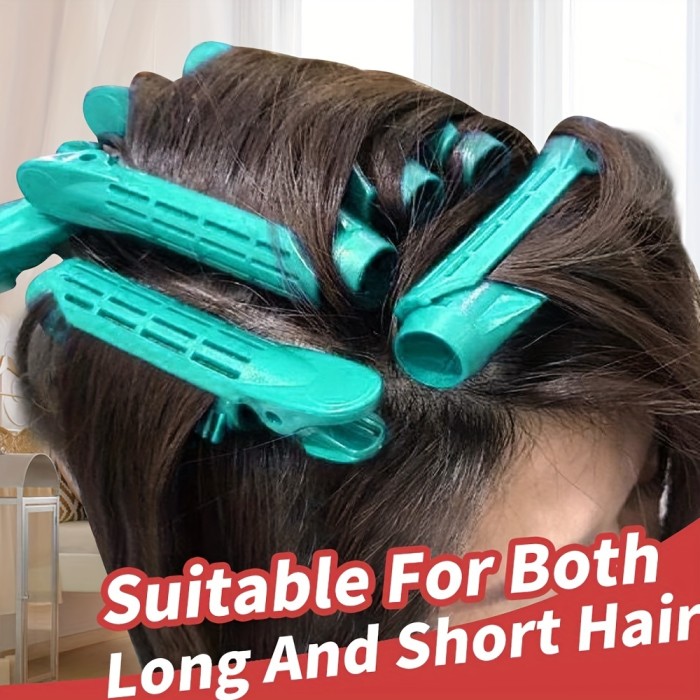 8pcs Self-Grip Fluffy Volumizing Hair Root Clips - Instant Bangs and DIY Hair Rollers For Women