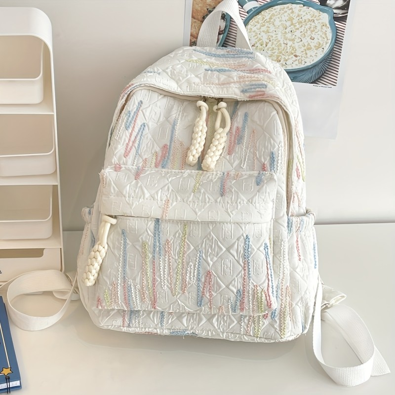 Women's Fashionable Backpack 1pc Nylon, Bag for Students, Suitable for Teen s and College Women, Perfect for Back to,, High, Outdoors, Travel, Excursions