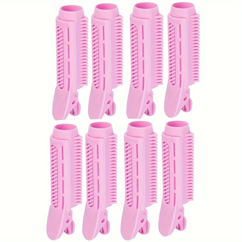 8pcs Self-Grip Fluffy Volumizing Hair Root Clips - Instant Bangs and DIY Hair Rollers For Women