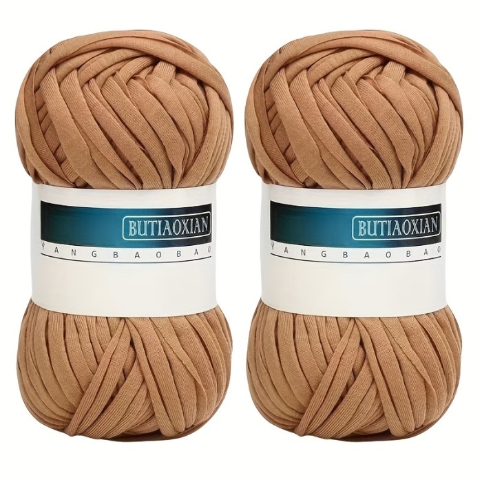 Butterfly Brand, Colorful Thick Knit Yarn, 100g\u002F200g, 1377.95inch - Ideal for DIY T-Shirts, Bags, Blankets, and Crochet Projects