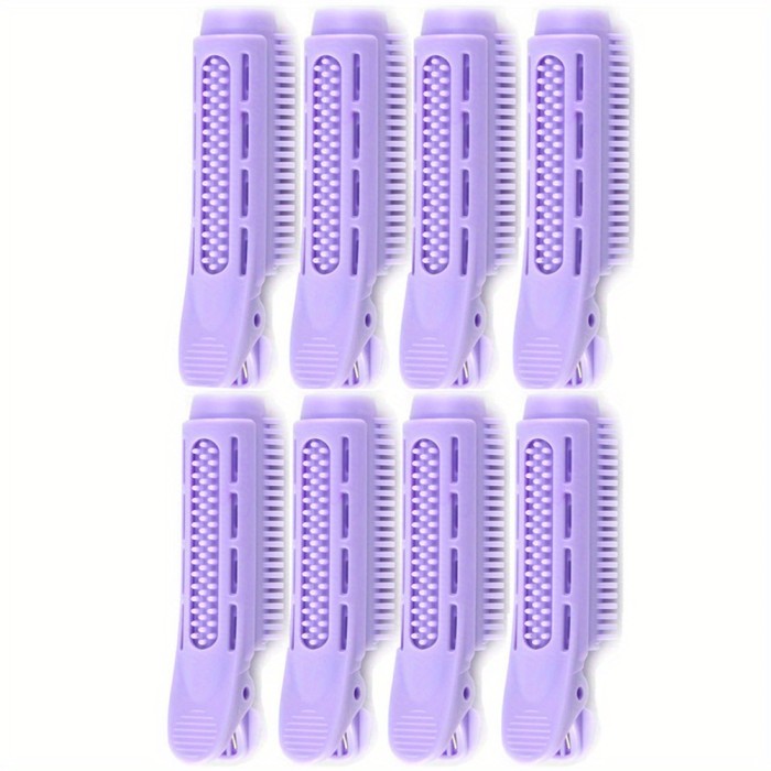 8pcs Self-Grip Fluffy Volumizing Hair Root Clips - Instant Bangs and DIY Hair Rollers For Women