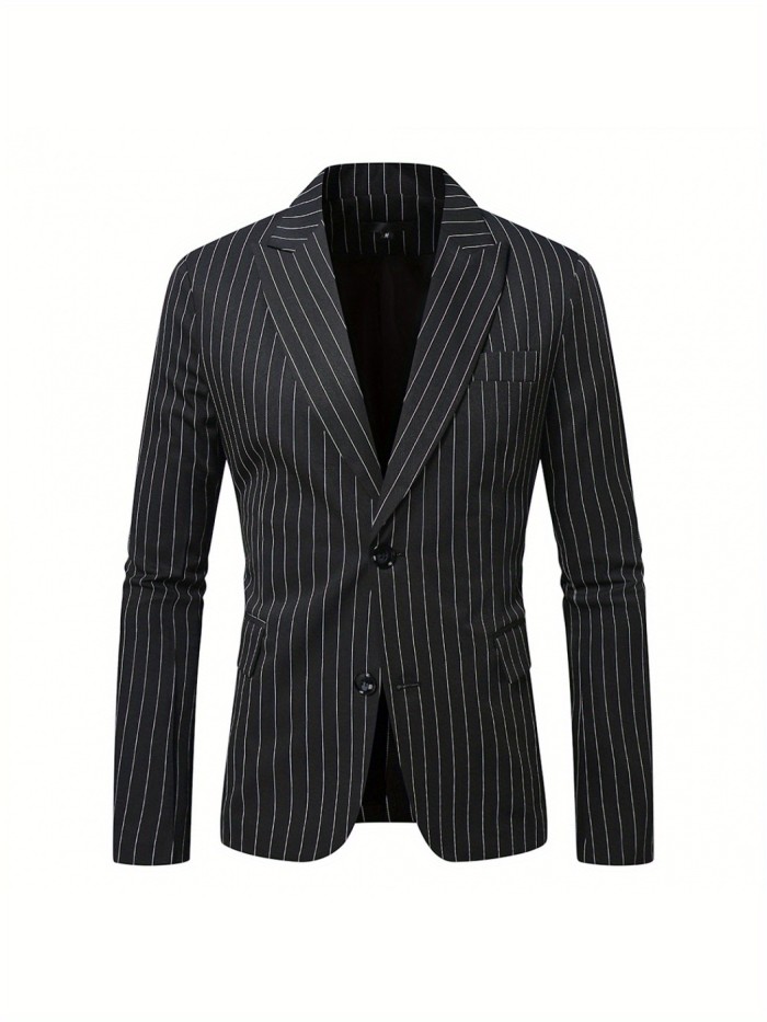 Men'S Fashion Korean Style Slim Fit Casual Blazer