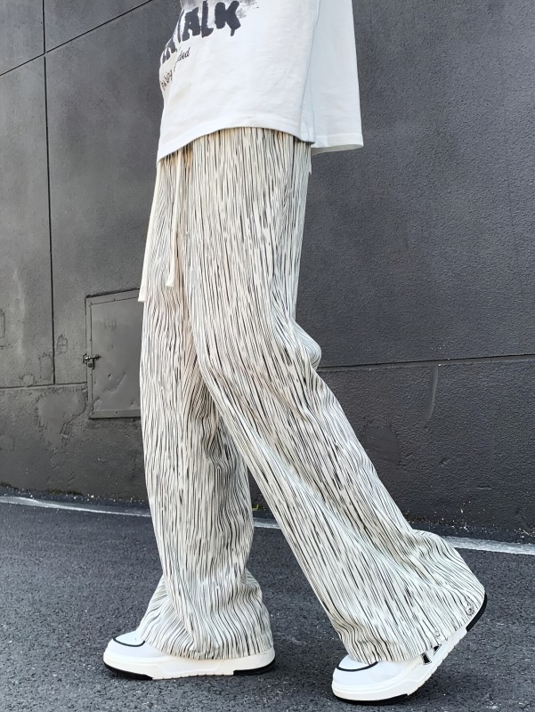 Lightweight Casual Pants Lightweight Men's Striped Casual Pants