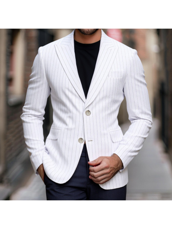 Men'S Fashion Korean Style Slim Fit Casual Blazer