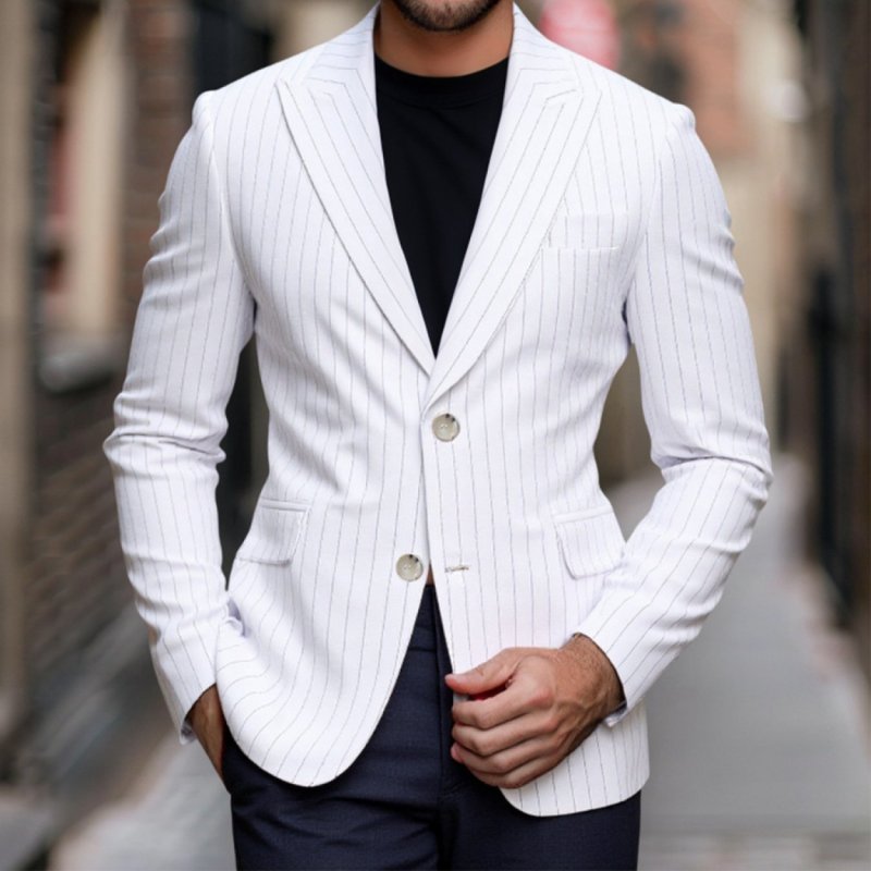 Men'S Fashion Korean Style Slim Fit Casual Blazer
