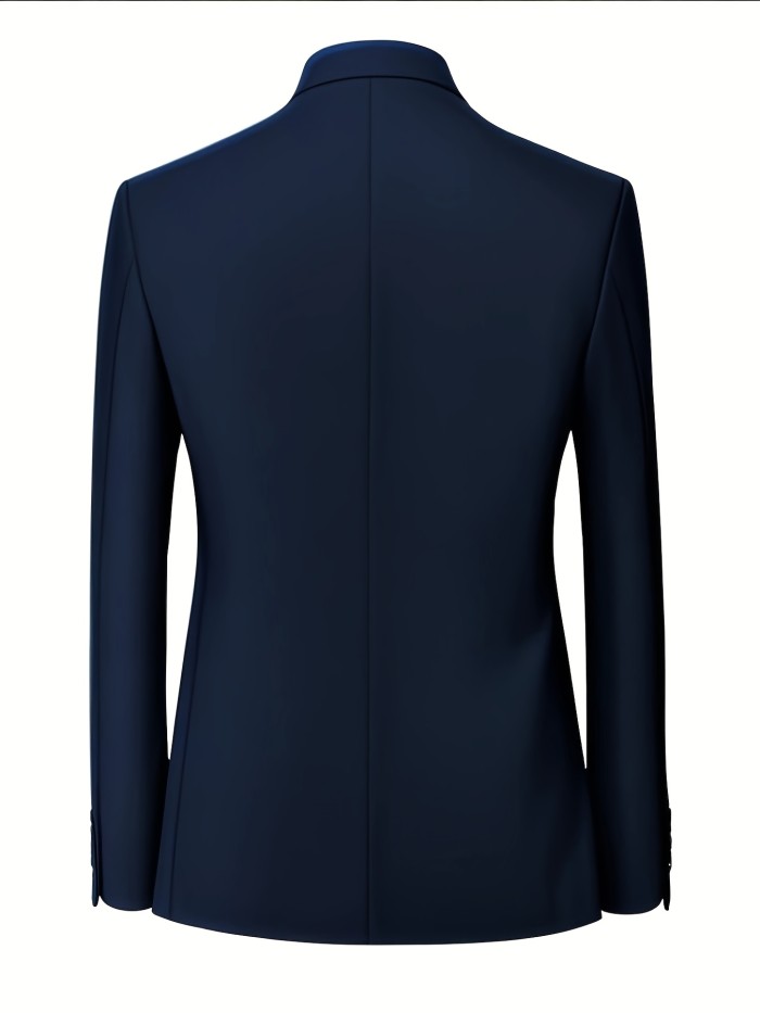 Elegant Men's Classic Black Blazer