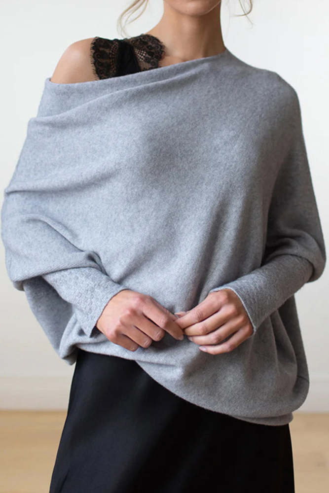 Casual Simplicity Solid Make Old O Neck Tops(10 Colors)