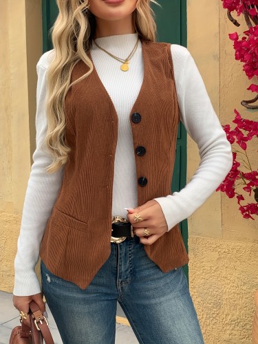 Elegant Vest Elegant Casual Sleeveless Vest Jacket
