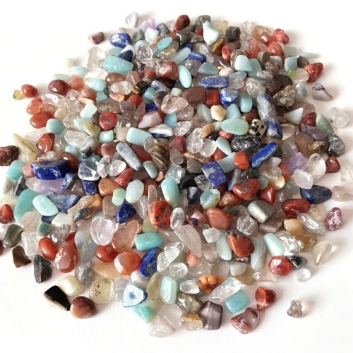 100g Mixed Crystal Healing Stones DIY Bare Stones for Spiritual and Home Decor