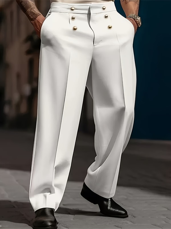 Elegant Men's Formal Trousers Vintage Elegant Men's Formal Trousers