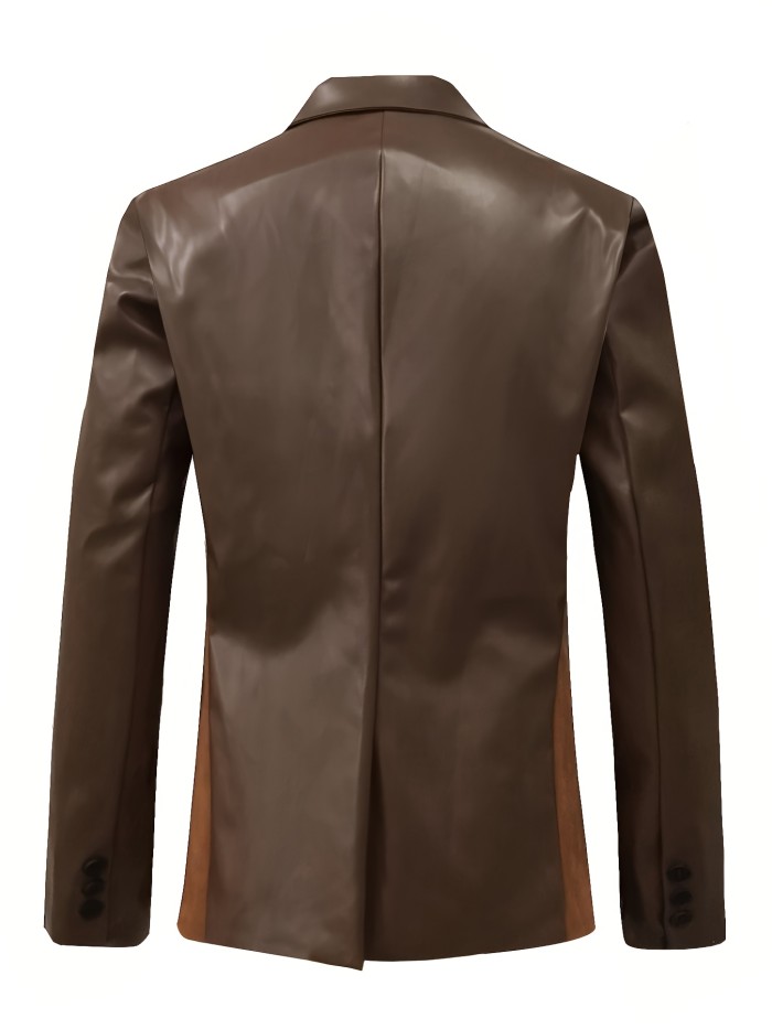 Men'S Blazer Men'S Blouson Jacket Blazer Casual Slim Jacket