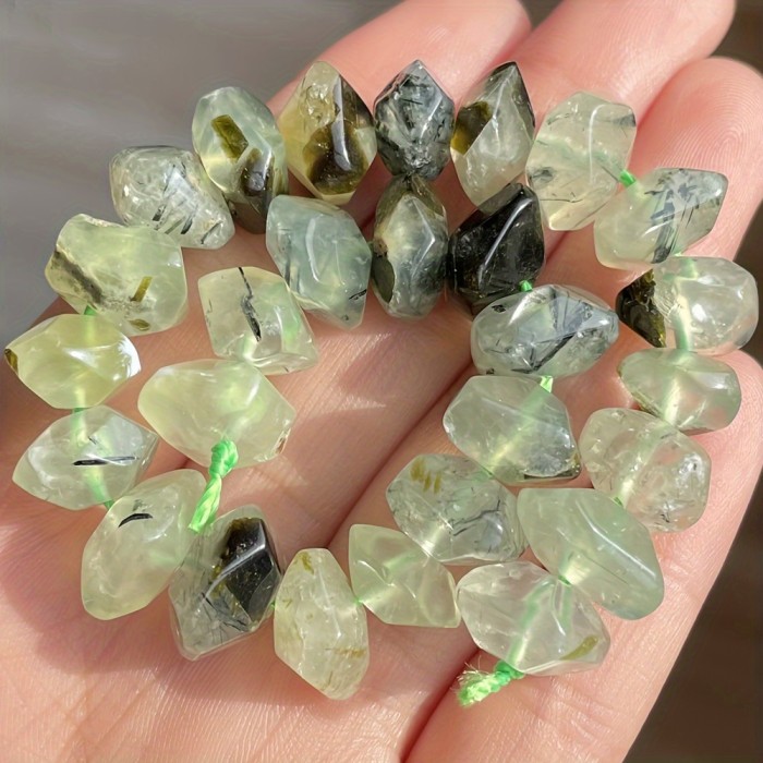 Natural Stone Beads 26pcs Exquisite Natural Stone Loose Spacer Beads