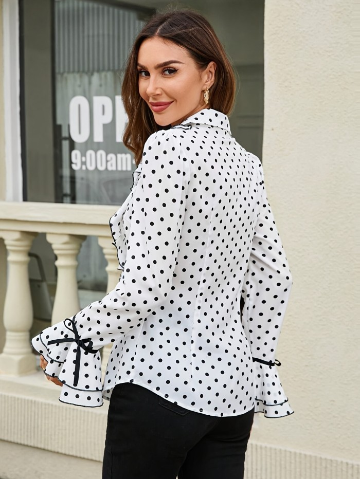 Casual Polka Dot Shirt