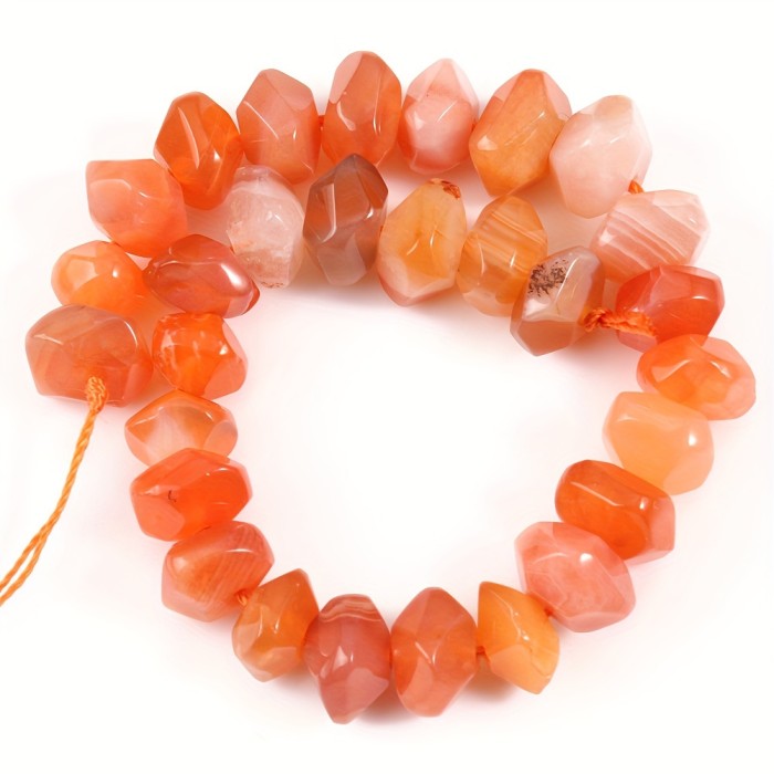 Natural Stone Beads 26pcs Exquisite Natural Stone Loose Spacer Beads