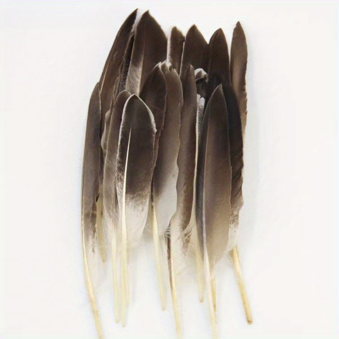 Feather-like Fur Trim 200pcs Dark Brown\u002FBlack\u002FGray\u002FBlue Duck Green Feather-like Fur Trim | DIY Crafts, Anime Cosplay, Wedding Decorations, Halloween Costumes - Bulk Decoration Package, Costume Accessories, Feathered Appearance, Durable Crafting Material, Synthetic Feathers, Party Supplies, Decorative Accents, Lightweight Material, Craft Enthusiasts