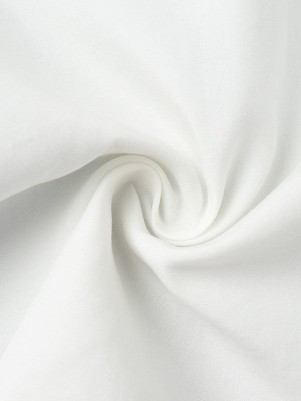 Split-Joint Solid Color Pleated Puff Sleeves Loose Lapel Blouses&shirts Tops