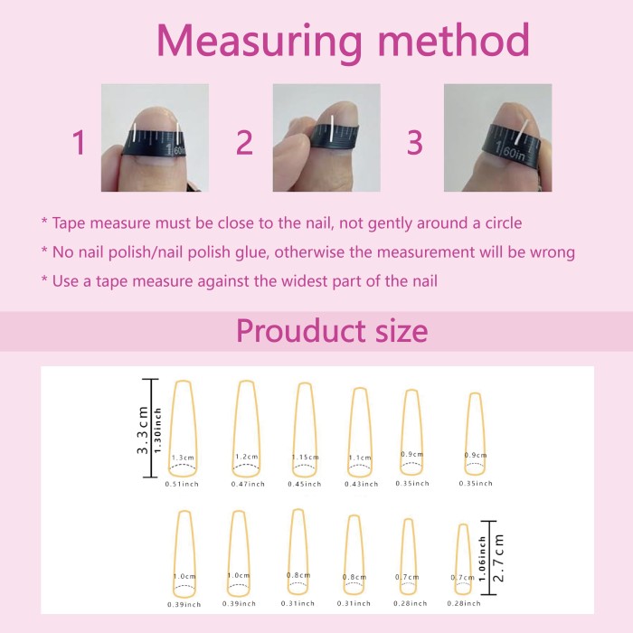 24pcs French Leopard Print Long Ballet Nail Press-On Nails