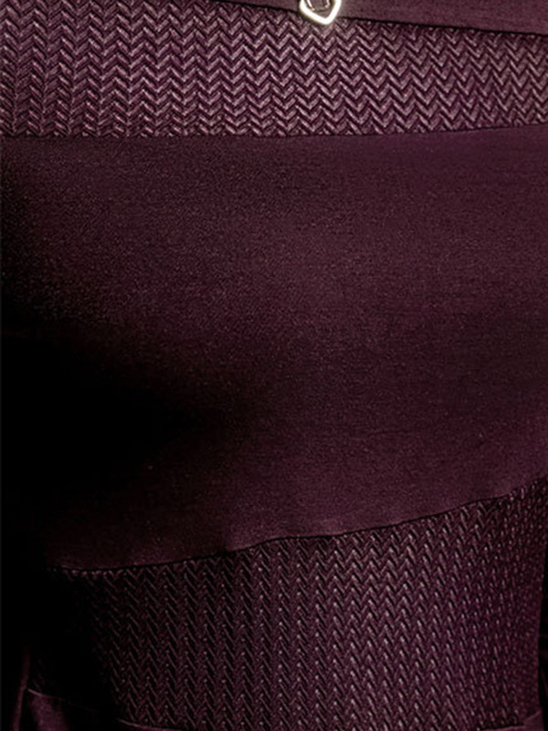 Comfort Mesh Slightly Sheer Solid Color Split-Joint Irregularity Long Sleeves Round-neck T-Shirts Tops