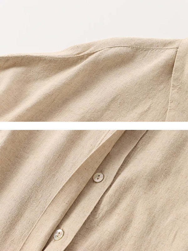 Loose Solid Color Split-Joint Split-Side Lapel Blouse + Elasticity Pleated Pants Trousers Two Pieces Set