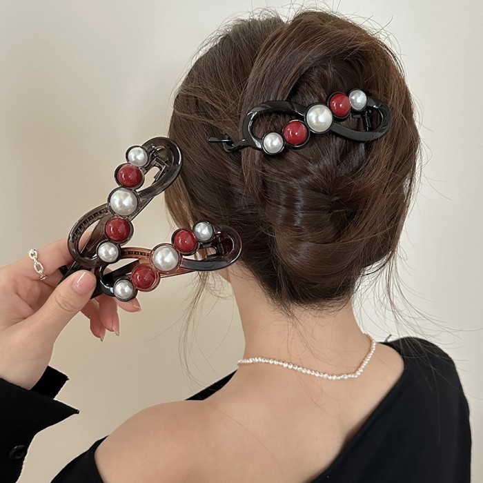 Elegant Twisted Hair Clip ✨ | Minimalist Updo & Ponytail Accessory