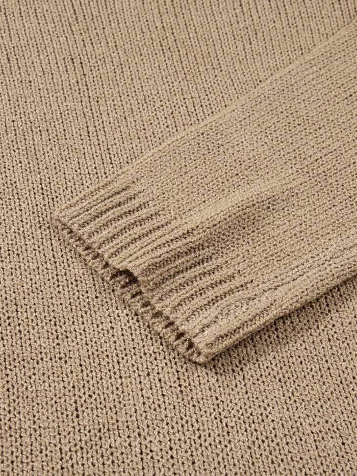 Oversize Drop Shoulder Slouchy Sweater Dress
