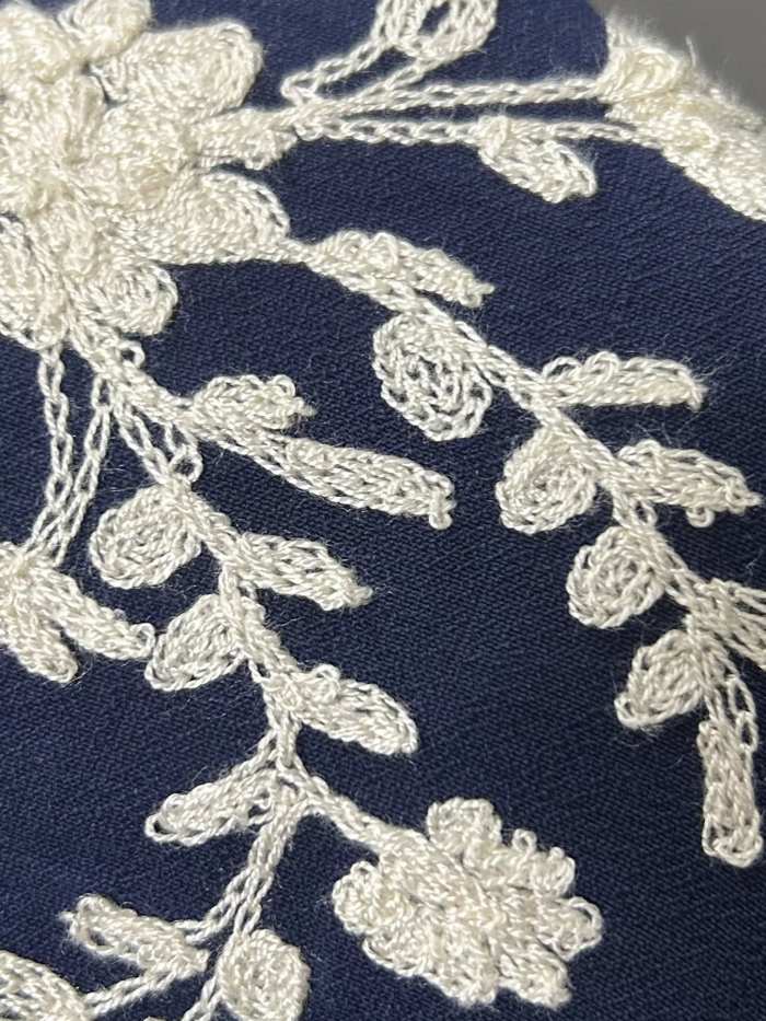 Floral Embroidered Long Sleeve Shirt