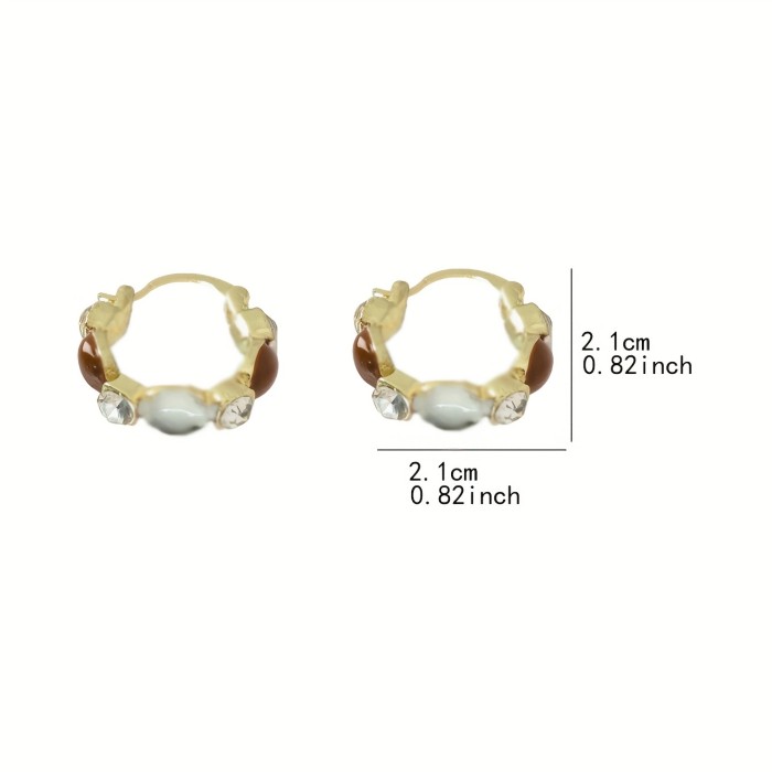 Hollow Geometric Retro High-End Drop Earrings ✨
